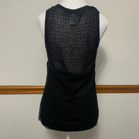 Max Azria Witchy Dark Romantic Sleeveless Cashmere Wool Silk Women’s Size Large - Picture 16 of 17